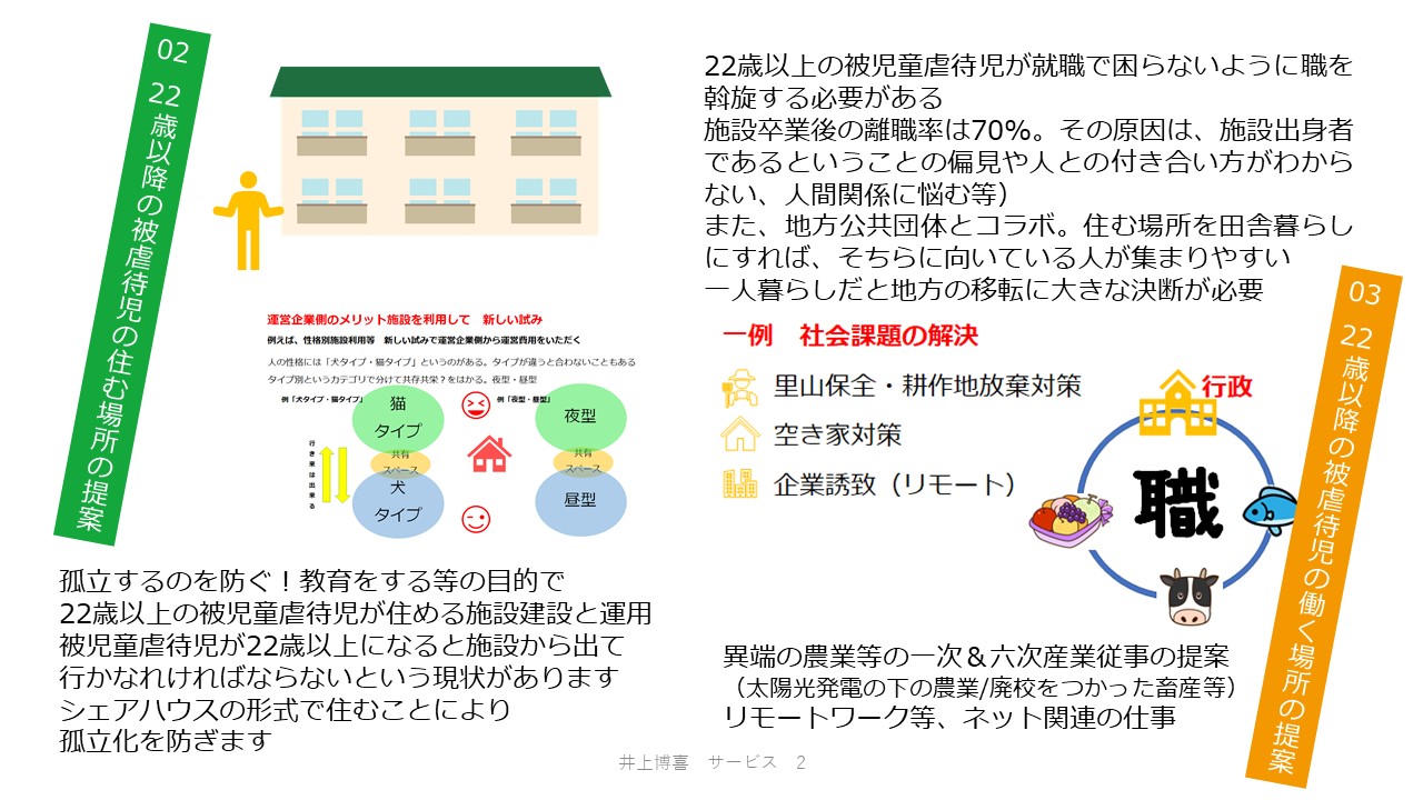22歳以上の被児童虐待児支援